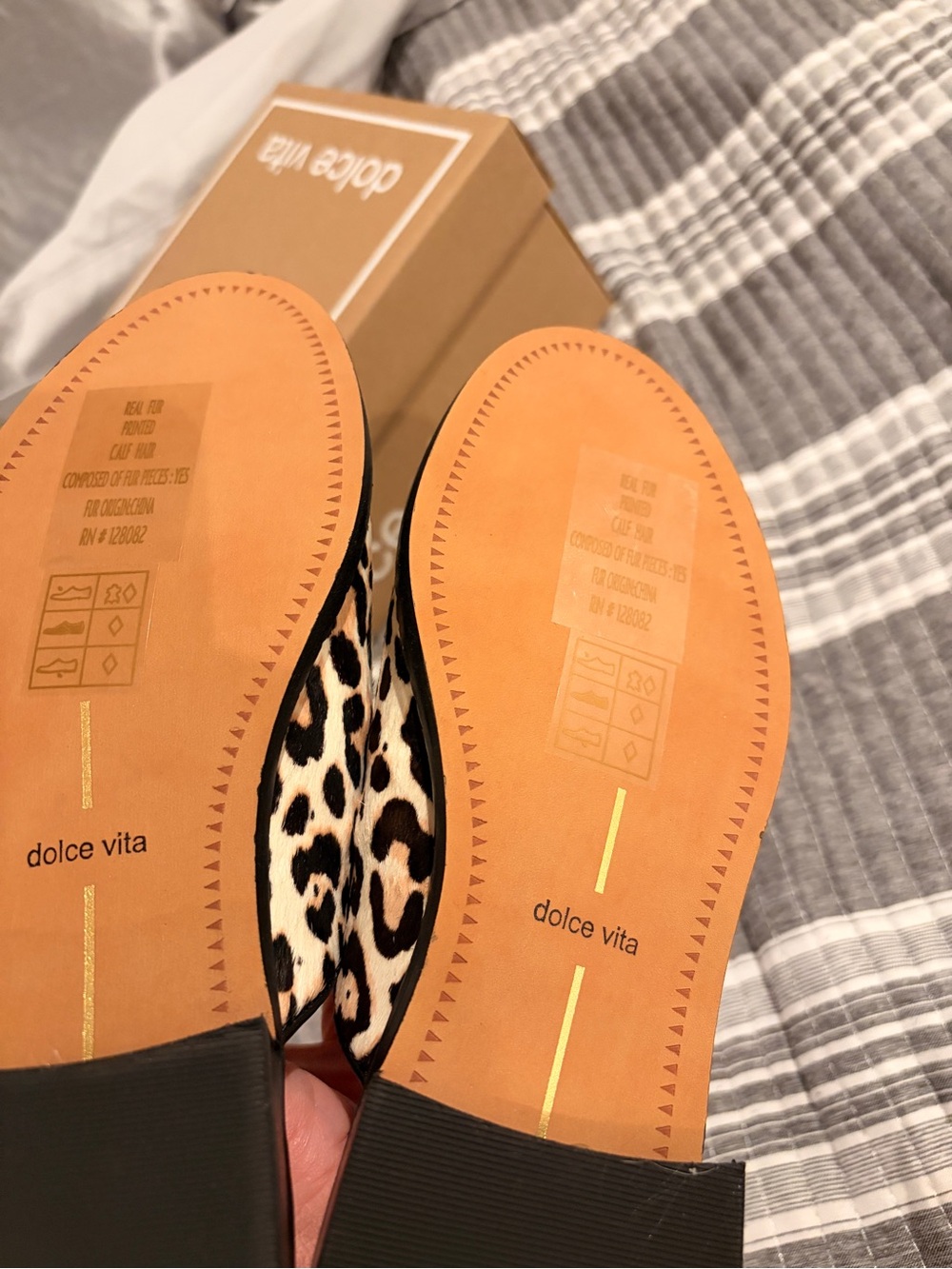 Brand New Dolce Vita Leopard Multi Calf Hair Women’s Size 6 - Picture 6 of 7